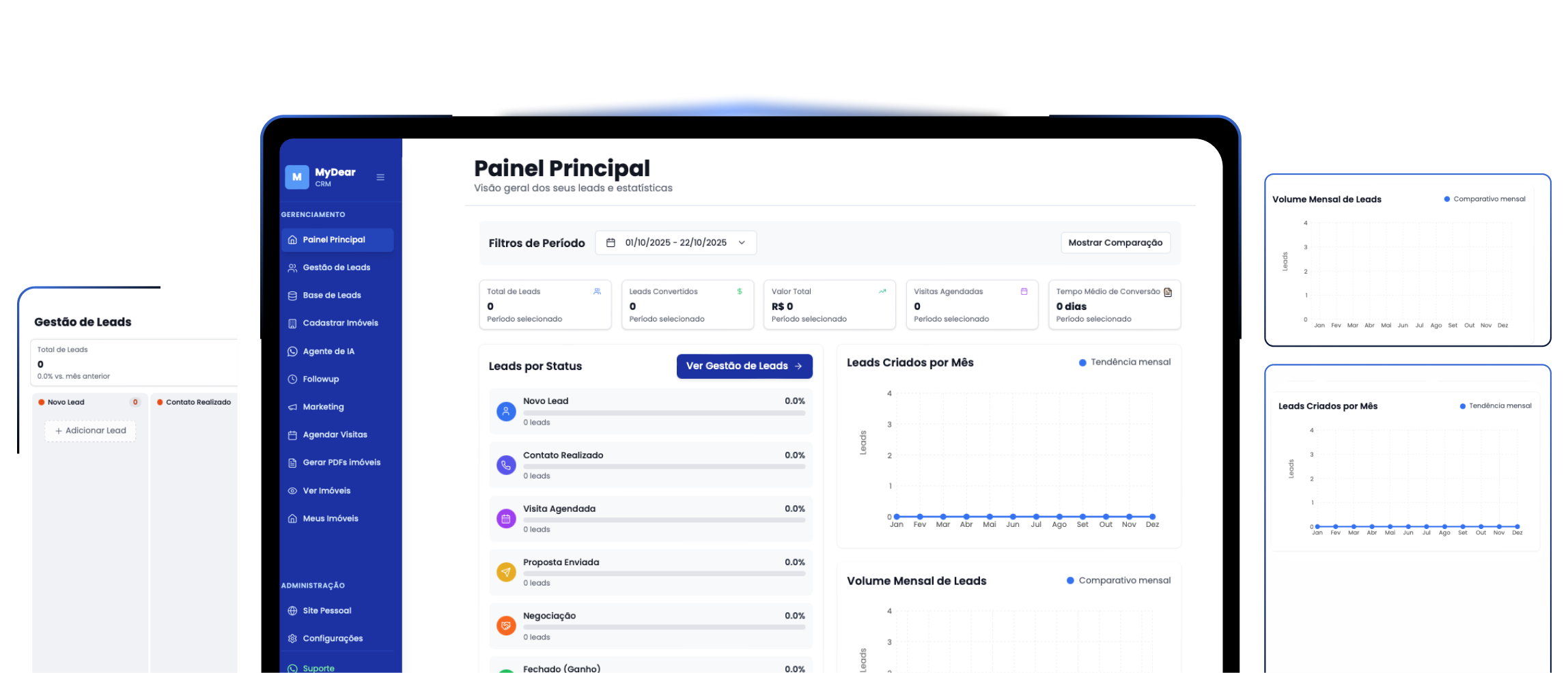 MyDear CRM Dashboard
